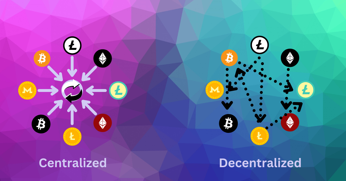 Difference Between Centralized Exchange and Decentralized Exchange ...